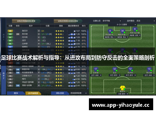 足球比赛战术解析与指导：从进攻布局到防守反击的全面策略剖析