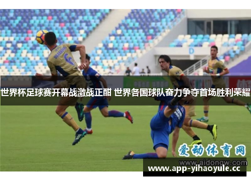 世界杯足球赛开幕战激战正酣 世界各国球队奋力争夺首场胜利荣耀